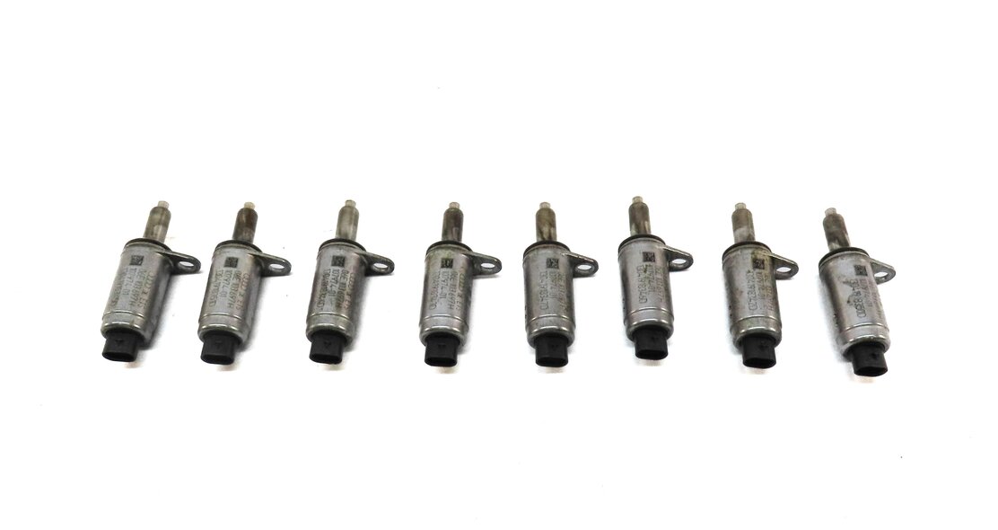 Thumbnail 2: 2013 AUDI S7 (C7) 4.0L CEUC ENGINE CAMSHAFT ADJUST SOLENOID SET 8 06E103697H