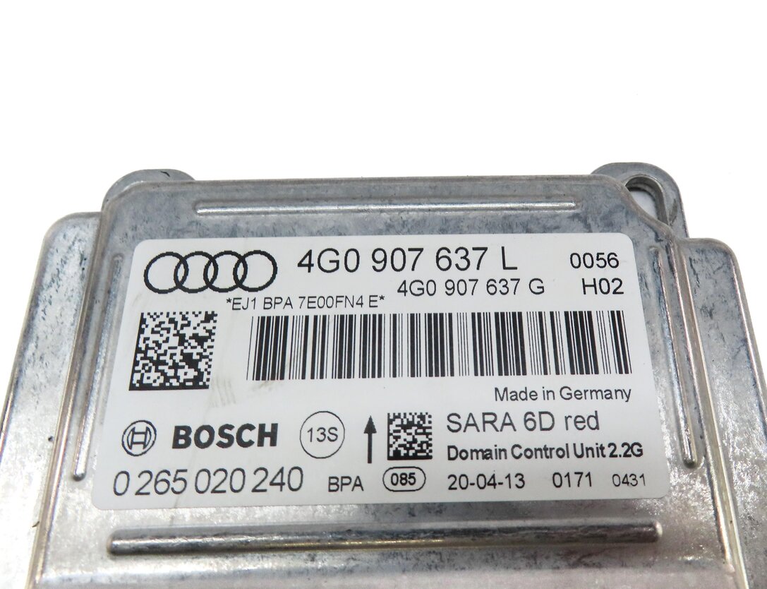 Thumbnail 3: 2013 AUDI S7 (C7) SRS BAG CONTROL MODULE 4G0907637L