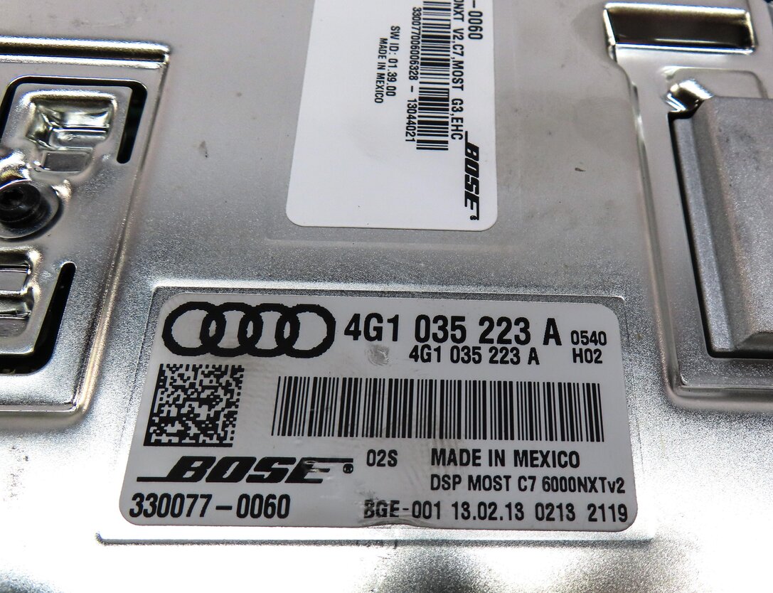 Thumbnail 4: 11-18 AUDI A7 S7 RS7 A8 S8 (C7 4G8 D4 4H) RADIO STEREO BOSE AUDIO AMP AMPLIFIER