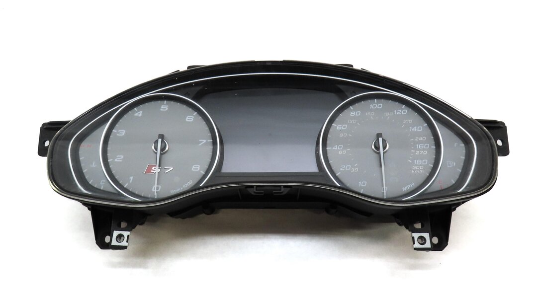 Thumbnail 10: 2013 AUDI S7 (C7) 4.0L SPEEDOMETER BODY ENGINE IMMOBILIZER MODULE KEY LOCK SET 8