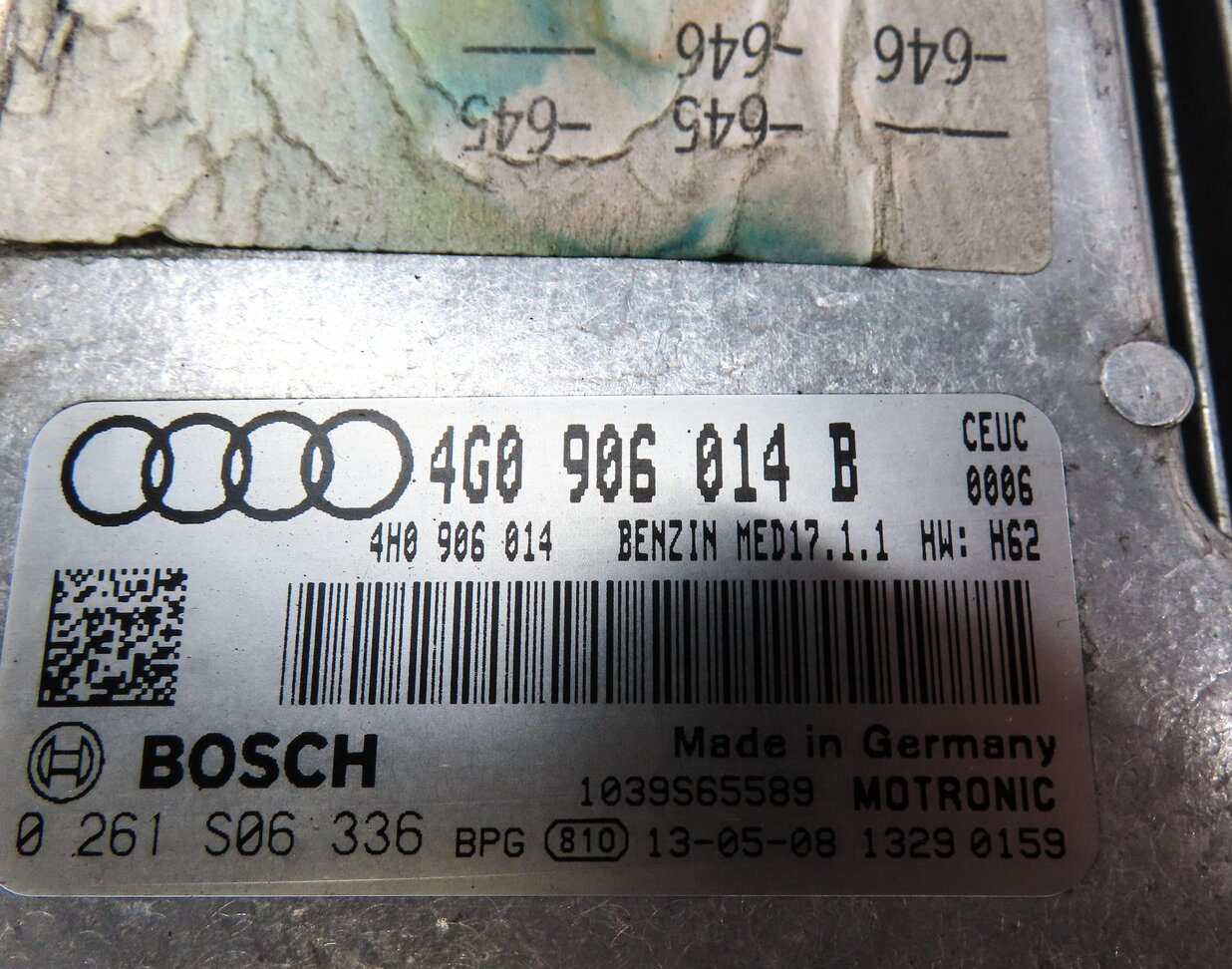 Thumbnail 12: 2013 AUDI S7 (C7) 4.0L SPEEDOMETER BODY ENGINE IMMOBILIZER MODULE KEY LOCK SET 8