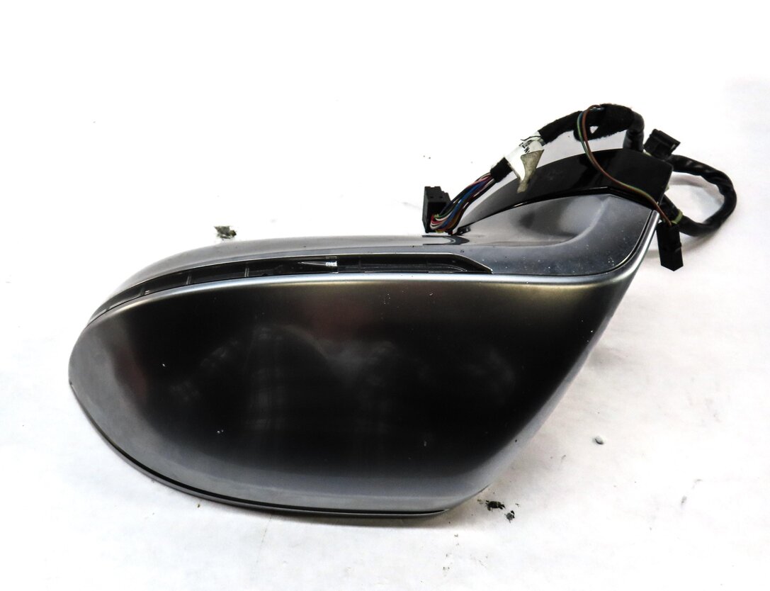 Thumbnail 5: 13-17 AUDI S7 (C7) LEFT DOOR MIRROR AUTODIM HEATED BLIND MEM P-FOLD (ALUMINIUM)