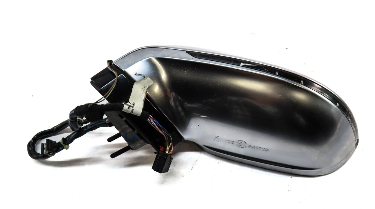 Thumbnail 6: 13-17 AUDI S7 (C7) LEFT DOOR MIRROR AUTODIM HEATED BLIND MEM P-FOLD (ALUMINIUM)