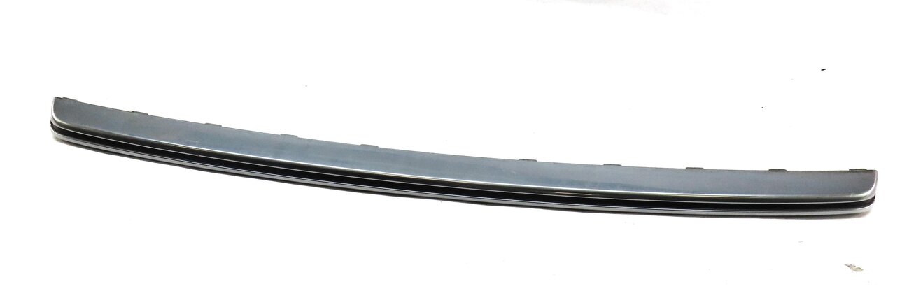 2013 AUDI S7 (C7) REAR BUMPER DIFFUSER LOWER CHROME TRIM MOULDING (SILVER)