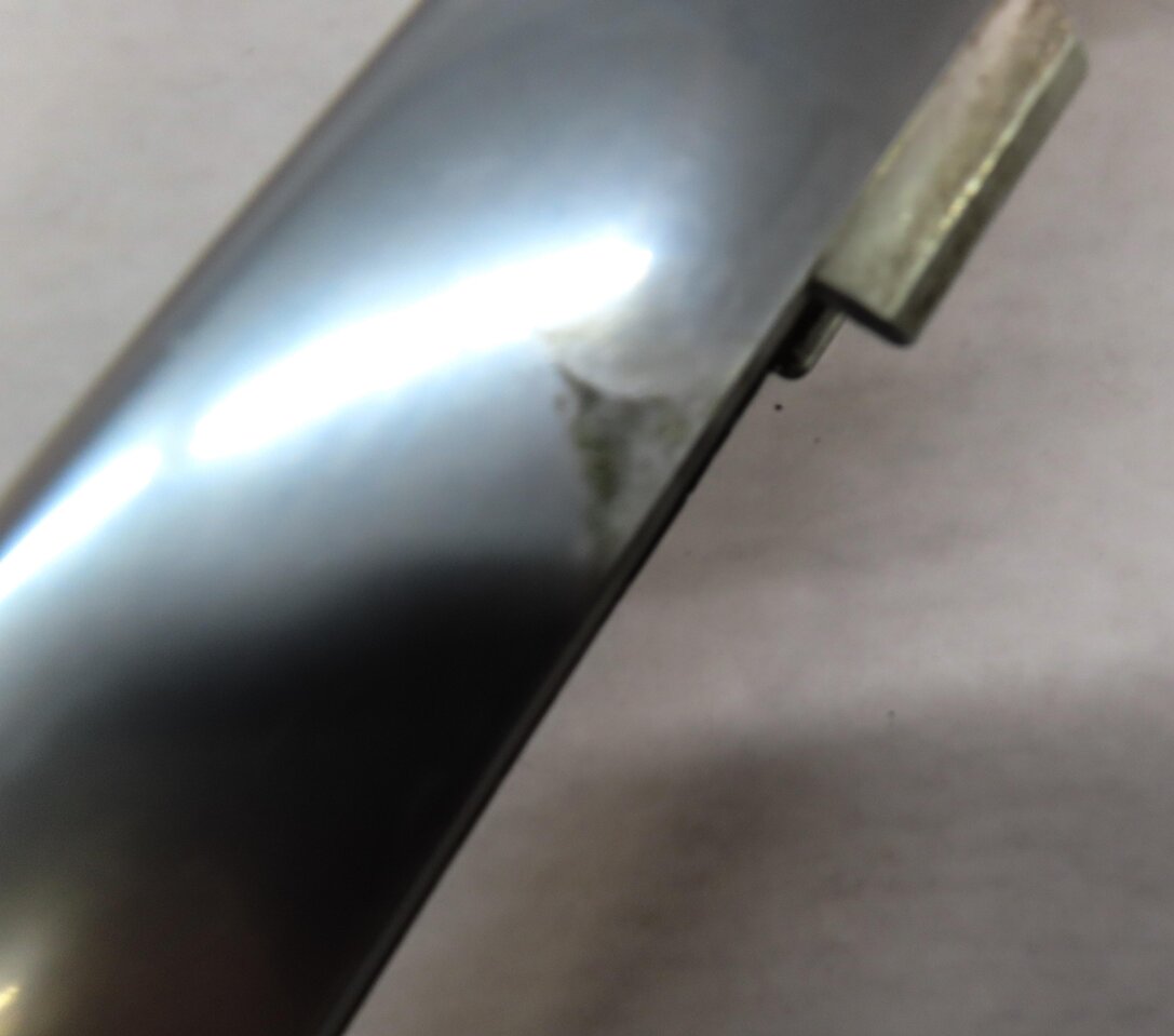 Thumbnail 6: 2013 AUDI S7 (C7) REAR BUMPER DIFFUSER LOWER CHROME TRIM MOULDING (SILVER)
