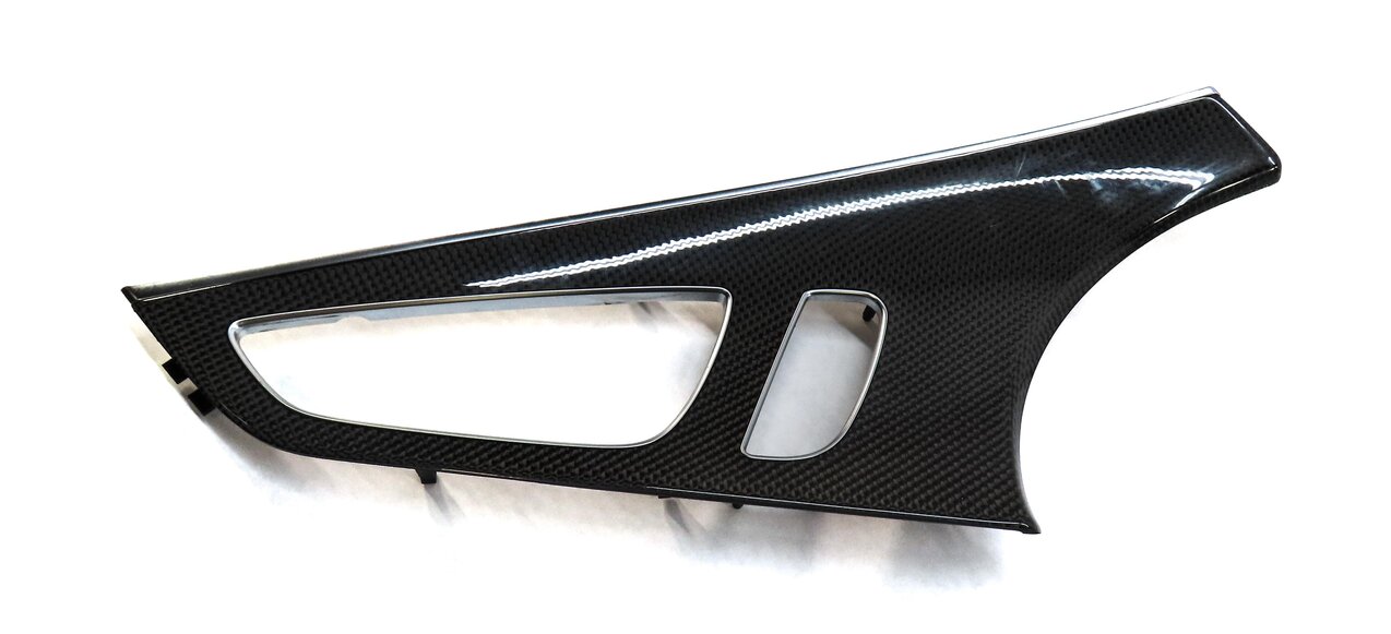 Thumbnail 11: 2013 AUDI S7 C7 FRONT REAR LEFT RIGHT DOOR DASH CONSOLE CARBON FIBER TRIM SET 10