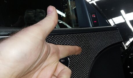 Thumbnail 2: 2013 AUDI S7 C7 FRONT REAR LEFT RIGHT DOOR DASH CONSOLE CARBON FIBER TRIM SET 10