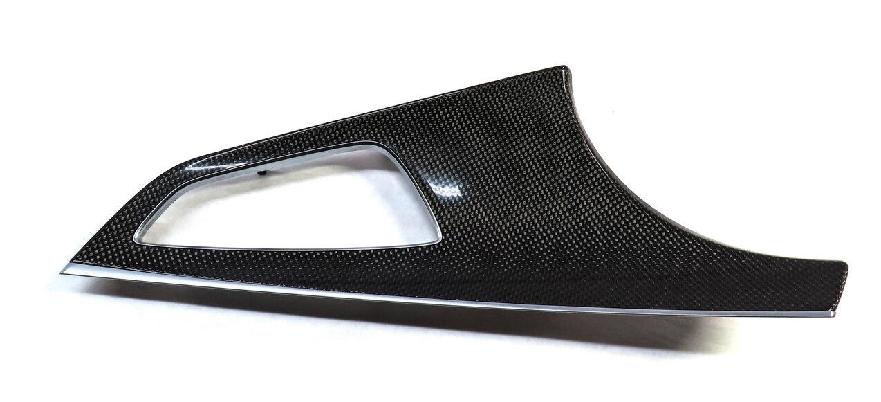 Thumbnail 9: 2013 AUDI S7 C7 FRONT REAR LEFT RIGHT DOOR DASH CONSOLE CARBON FIBER TRIM SET 10