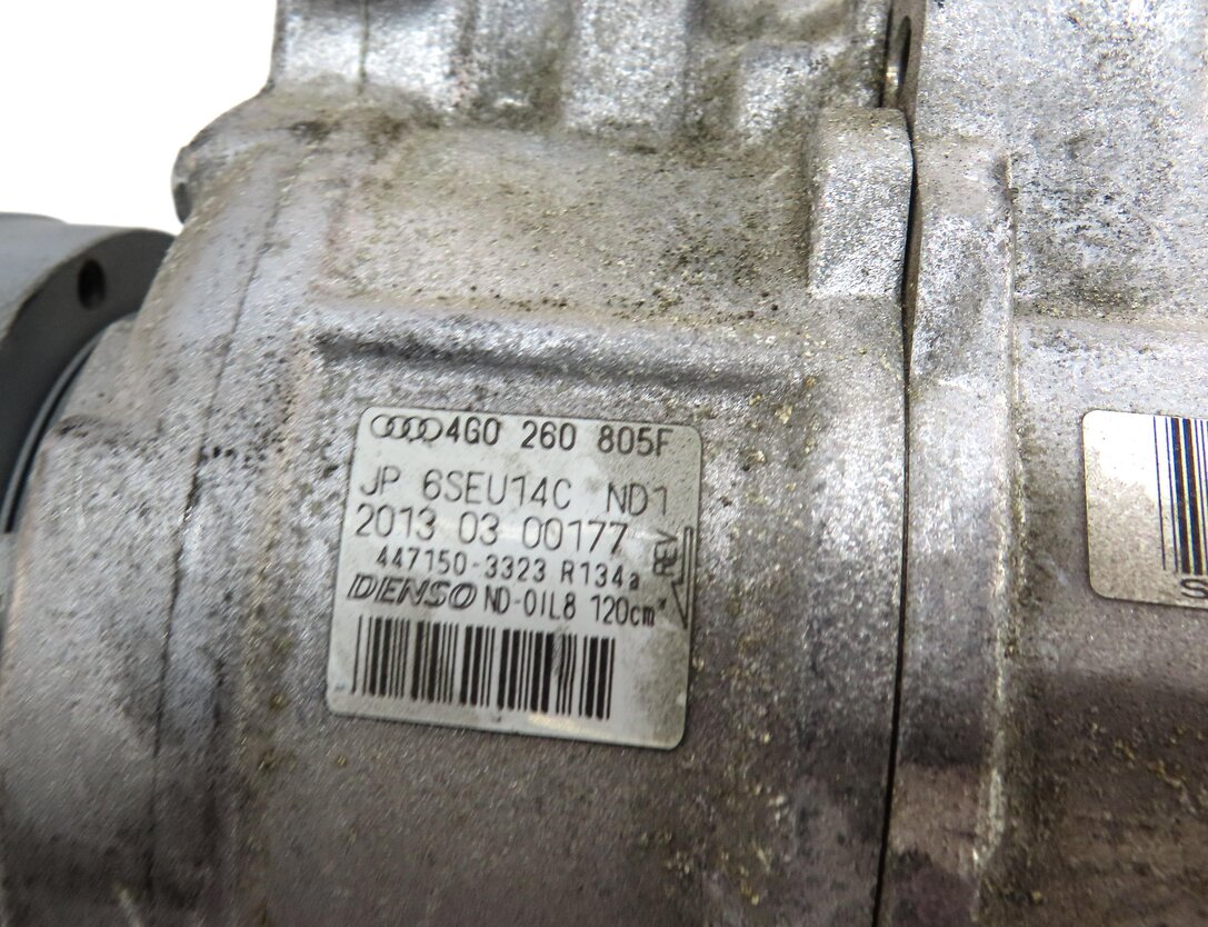 Thumbnail 6: 2013-2015 AUDI S6 S7 (C7) 4.0L ENGINE AIR CONDITIONING AC A/C COMPRESSOR