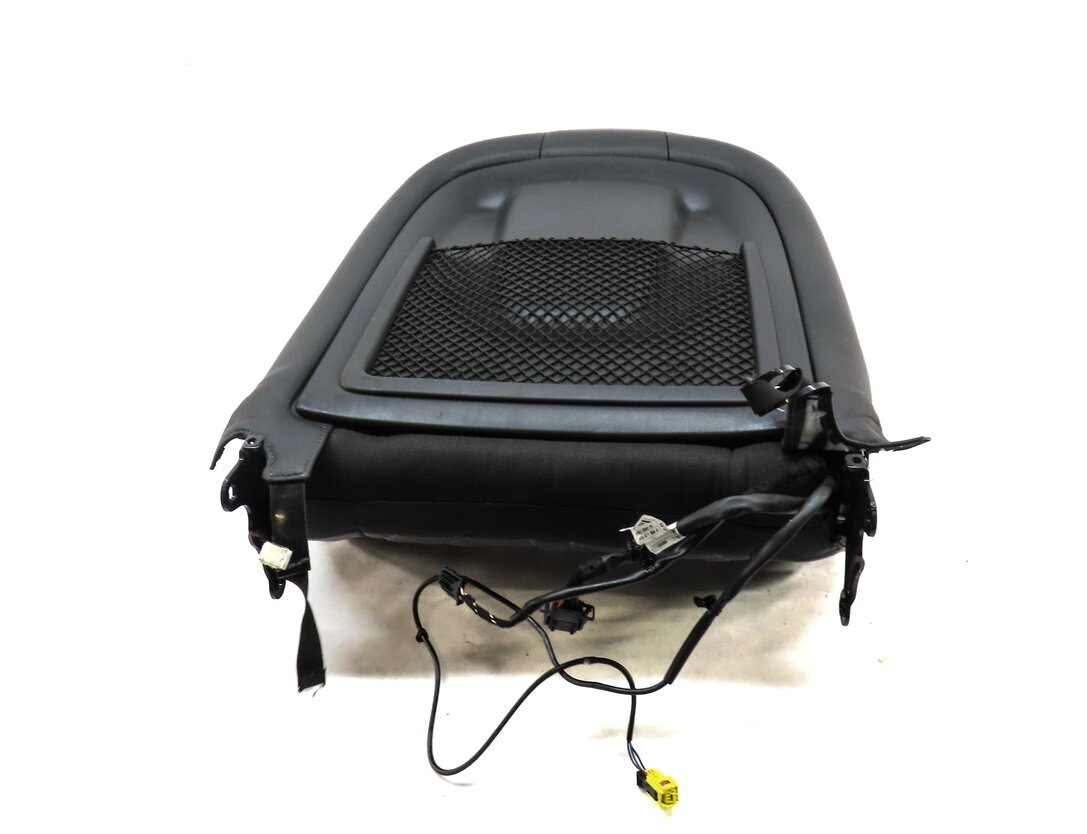 Thumbnail 4: 2013 AUDI S7 (C7) FRONT RIGHT UPPER S-LINE SPORT HEAT SEAT CUSHION BLACK SILVER