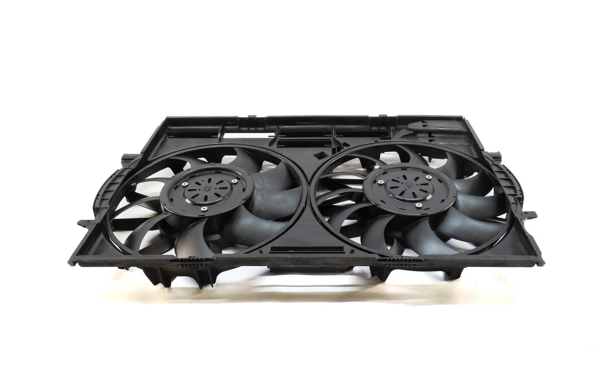 Thumbnail 3: 2011-2014 AUDI A8 (D4 4H) 4.2L / 6.3L ENGINE - RADIATOR COOLING FAN & SHROUD