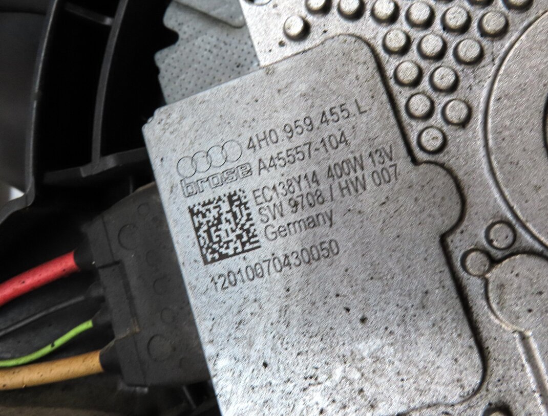 Thumbnail 7: 2011-2014 AUDI A8 (D4 4H) 4.2L / 6.3L ENGINE - RADIATOR COOLING FAN & SHROUD