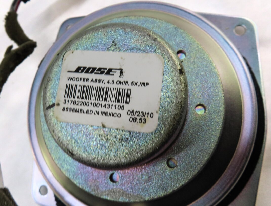 Thumbnail 5: 2011 AUDI A8 D4 4H FRONT RIGHT PASSENGER DOOR BOSE SUBWOOFER SUB WOOFER SPEAKER
