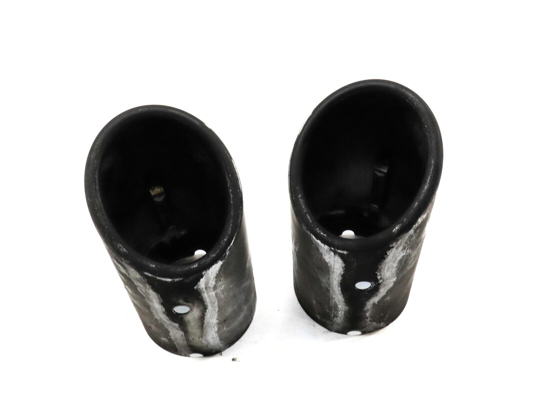 11-12 AUDI A8 (D4 4H) 4.2L CDRA ENGINE REAR LEFT & RIGHT MUFFLER EXHAUST TIP SET