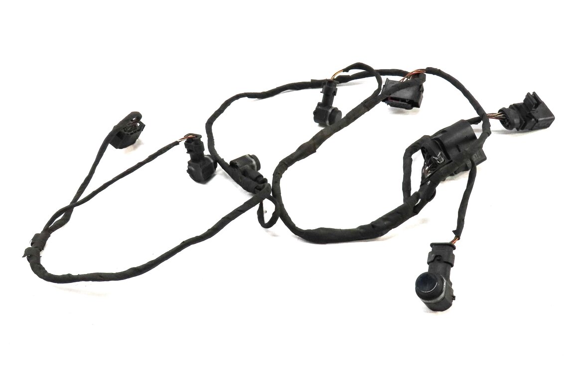 Thumbnail 2: 2011 AUDI A8 (D4 4H) REAR PARK ASSIST PDC SENSOR SET4 (BLUE) w/ WIRE HARNESS
