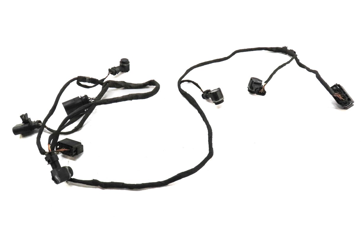 Thumbnail 3: 2011 AUDI A8 (D4 4H) REAR PARK ASSIST PDC SENSOR SET4 (BLUE) w/ WIRE HARNESS