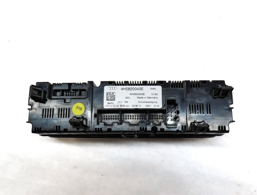 Thumbnail 5: 2011-2014 AUDI A8 S8 (D4 4H) FRONT HEATER A/C TEMPERATURE CONTROL (w/ SEAT VENT)
