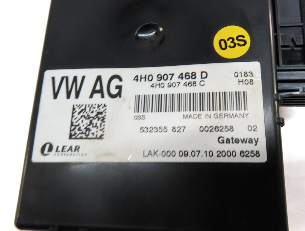 Thumbnail 14: 11-12 AUDI A8 D4 4H SPEEDOMETER ADAPTIVE NIGHT 4.2L ENGINE BODY MODULE KEY SET