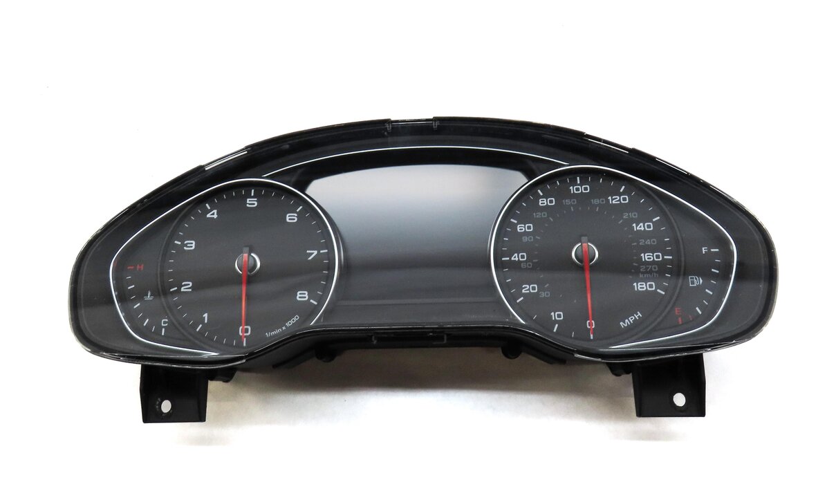 Thumbnail 9: 11-12 AUDI A8 D4 4H SPEEDOMETER ADAPTIVE NIGHT 4.2L ENGINE BODY MODULE KEY SET