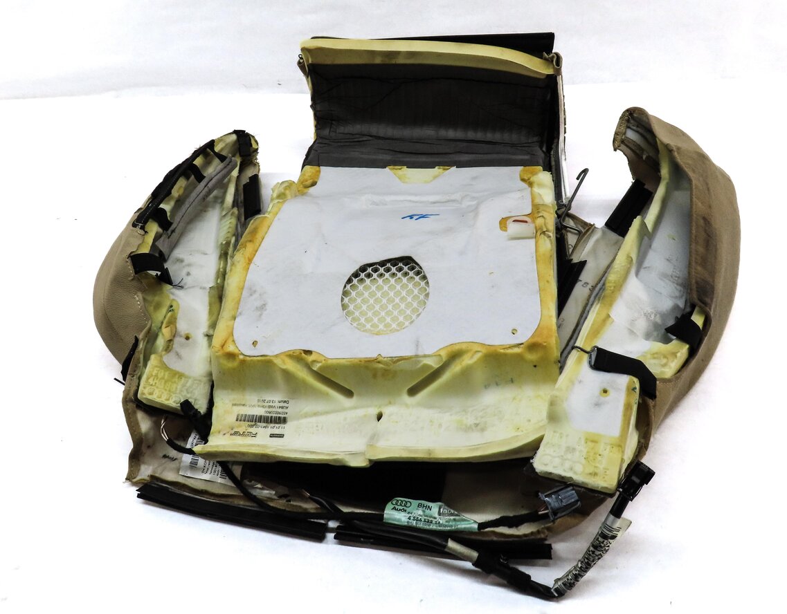 Thumbnail 5: 2011 AUDI A8 (D4 4H) FRONT RIGHT LOWER HEATED VENTED MASSAGE SEAT CUSHION BEIGE