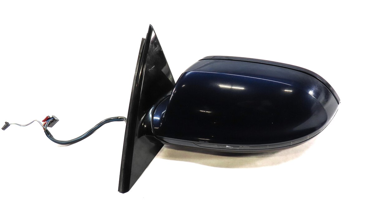 Thumbnail 6: 11-14 AUDI A8 S8 (D4 4H) LEFT P-FOLD LANE KEEP BLIND HEAT DOOR MIRROR (BLUE)