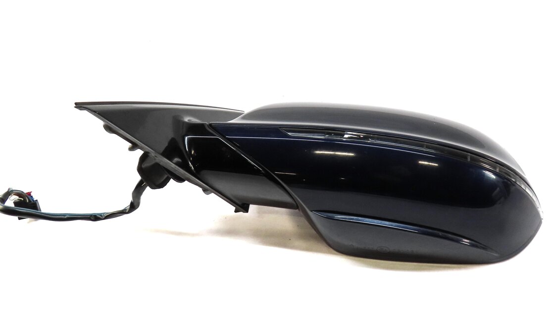 Thumbnail 7: 11-14 AUDI A8 S8 (D4 4H) LEFT P-FOLD LANE KEEP BLIND HEAT DOOR MIRROR (BLUE)