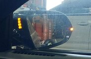 Thumbnail 3: 11-14 AUDI A8 S8 (D4 4H) RIGHT P-FOLD LANE KEEP BLIND HEATED DOOR MIRROR (BLUE)
