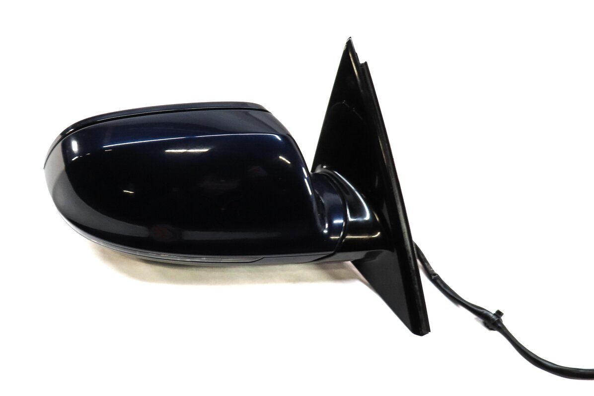 Thumbnail 6: 11-14 AUDI A8 S8 (D4 4H) RIGHT P-FOLD LANE KEEP BLIND HEATED DOOR MIRROR (BLUE)