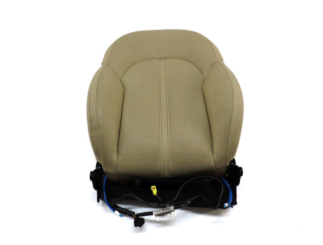 2011 AUDI A8 (D4 4H) FRONT RIGHT UPPER HEATED VENTED MASSAGE SEAT CUSHION BEIGE