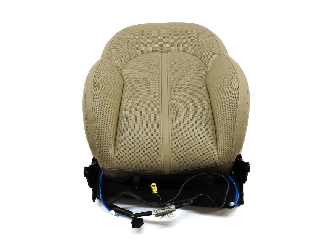 Thumbnail 2: 2011 AUDI A8 (D4 4H) FRONT RIGHT UPPER HEATED VENTED MASSAGE SEAT CUSHION BEIGE
