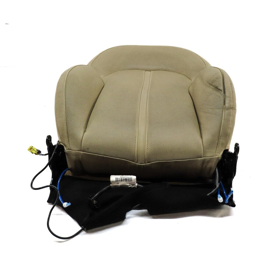 Thumbnail 3: 2011 AUDI A8 (D4 4H) FRONT LEFT UPPER HEATED VENTED MASSAGE SEAT CUSHION (BEIGE)