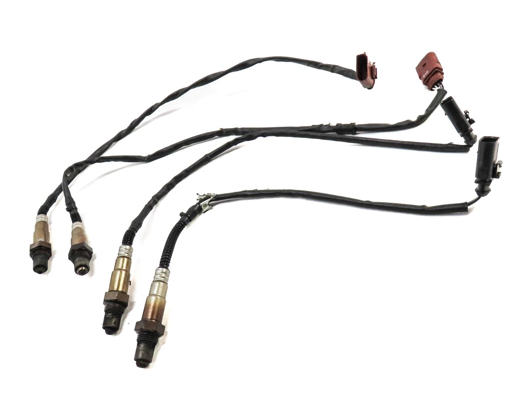 Thumbnail 3: 2011 AUDI A8 (D4 4H) 4.2L CDRA ENGINE PRE & POST CAT O2 OXYGENT SENSOR SET 4