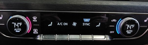 Thumbnail 2: 17-20 AUDI A4 A5 Q5 S5 SQ5 (B9 FY 8W 8W6 80A) FRONT TEMPERATURE CLIMATE CONTROL