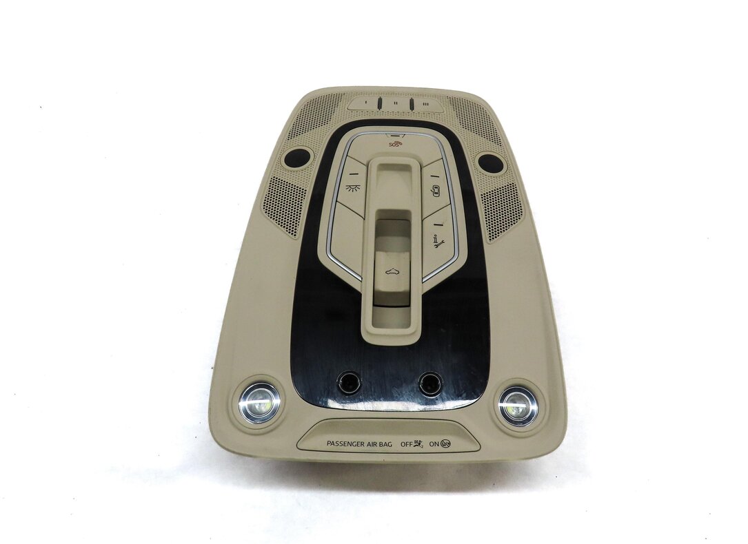 Thumbnail 2: 2017-2018 AUDI A4 (B9 8W) FRONT DOMELIGHT MAP READING LIGHT LAMP (BEIGE)