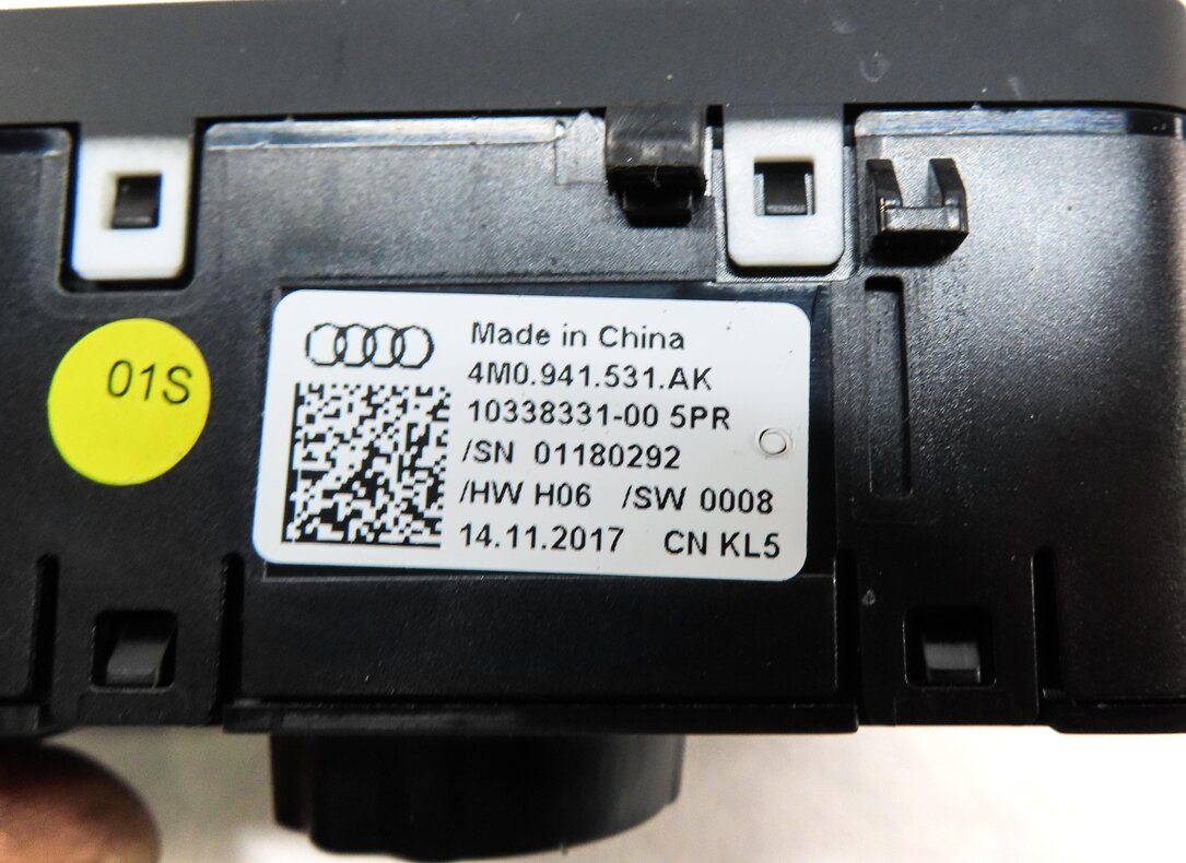 Thumbnail 6: 2016-2021 AUDI A4 A5 S4 S5 RS5 Q7 (B9 8W 8WS 4M) HEADLIGHT SWITCH