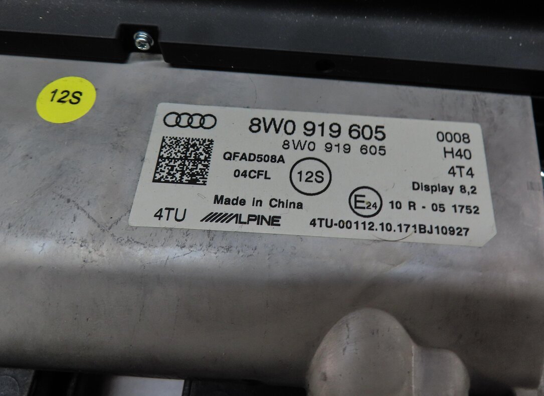 Thumbnail 7: 2017-2019 AUDI A4 A5 S5 (B9 8W 8W6) FRONT GPS NAVIGATION MEDIA DISPLAY SCREEN