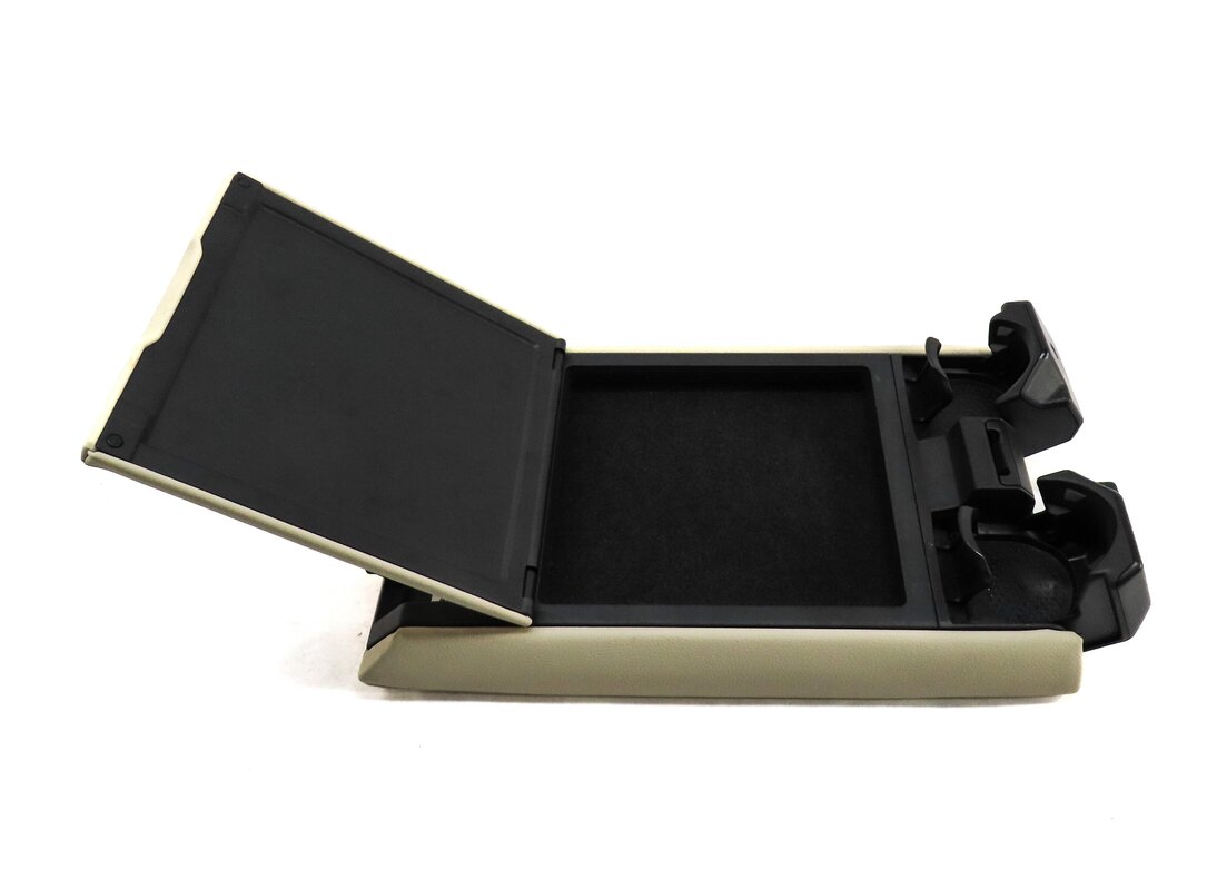 Thumbnail 6: 2018 AUDI A4 (B9 8W) REAR SEAT CENTER CONSOLE ARM ARMREST CUPHOLDER (BEIGE Z1)