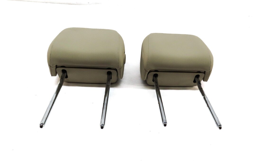 Thumbnail 2: 17-19 AUDI A4 A5 S5 B9 MLB FRONT LEFT DRIVER RIGHT PASSENGER HEADREST SET2 BEIGE