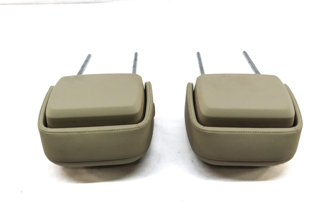 Thumbnail 4: 17-19 AUDI A4 A5 S5 B9 MLB FRONT LEFT DRIVER RIGHT PASSENGER HEADREST SET2 BEIGE