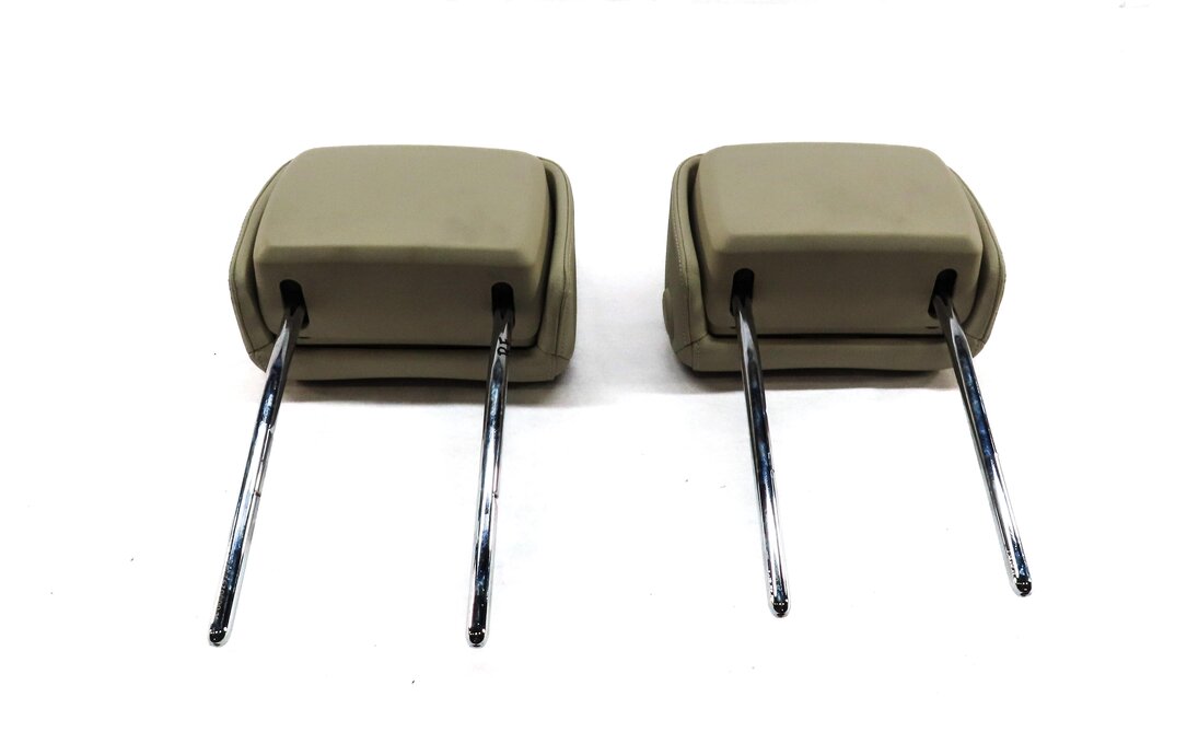Thumbnail 5: 17-19 AUDI A4 A5 S5 B9 MLB FRONT LEFT DRIVER RIGHT PASSENGER HEADREST SET2 BEIGE