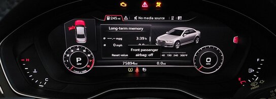 Thumbnail 2: 18-20 AUDI A4 A5 Q5 S5 B8 B9 FY 80A AUTO AWD SPEEDOMETER INSTRUMENT CLUSTER 75k