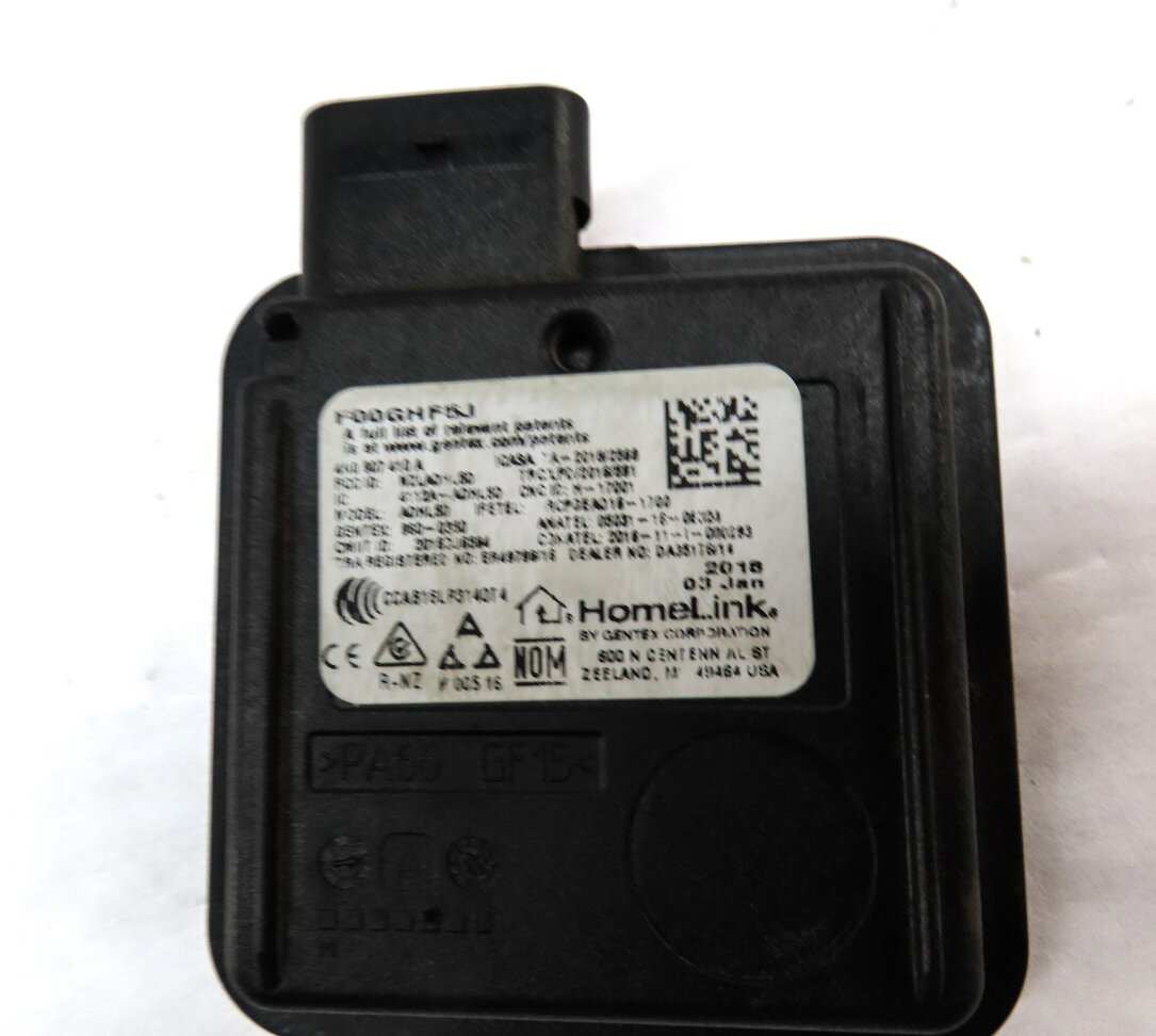 Thumbnail 4: 2018 AUDI A4 (B9 8W) HOMELINK GARAGE DOOR OPENER CONTROL MODULE 4N0907410A