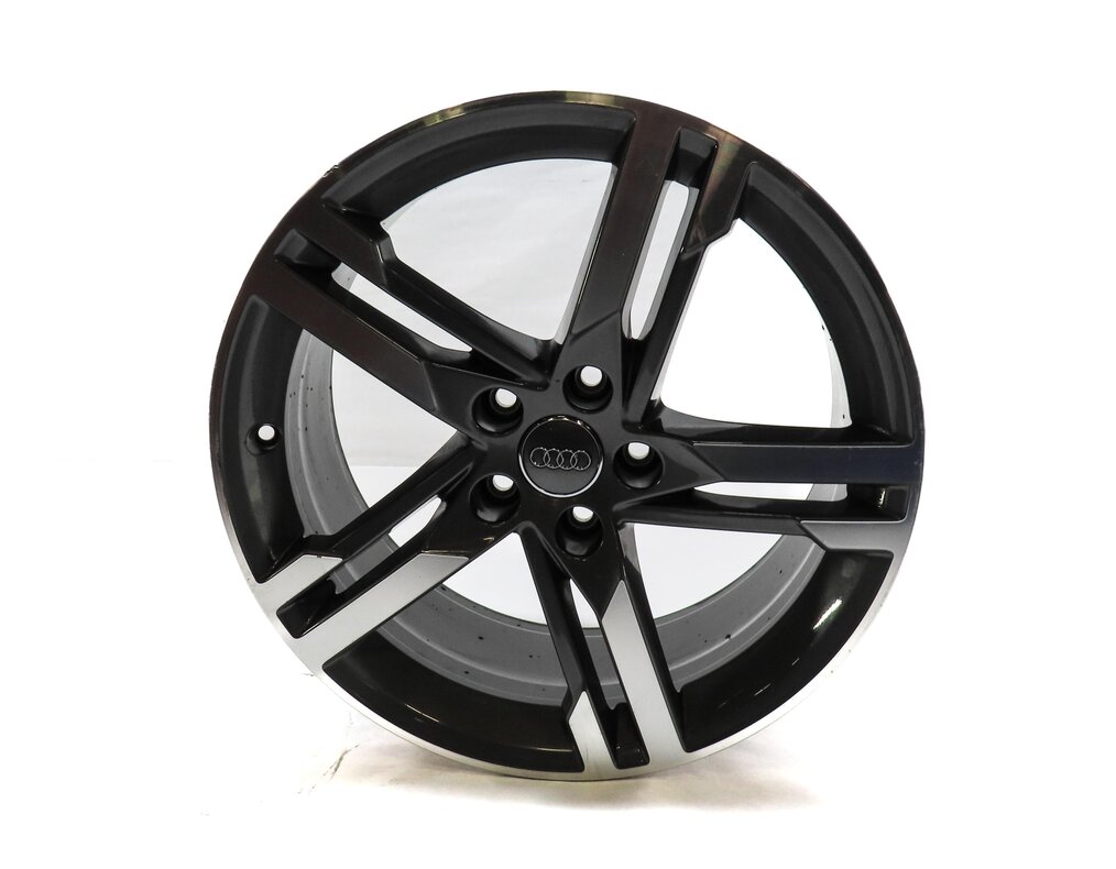 Thumbnail 3: 2017-2018 AUDI A4 (B9 8W) 18x8 ALUMINUM ALLOY 5-DOUBLE SPOKE WHEEL RIM