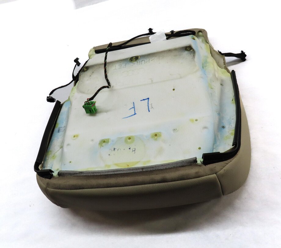 Thumbnail 5: 2018 AUDI A4 (B9 8W) FRONT LEFT DRIVER LOWER HEATED VENTED SEAT CUSHION (BEIGE)