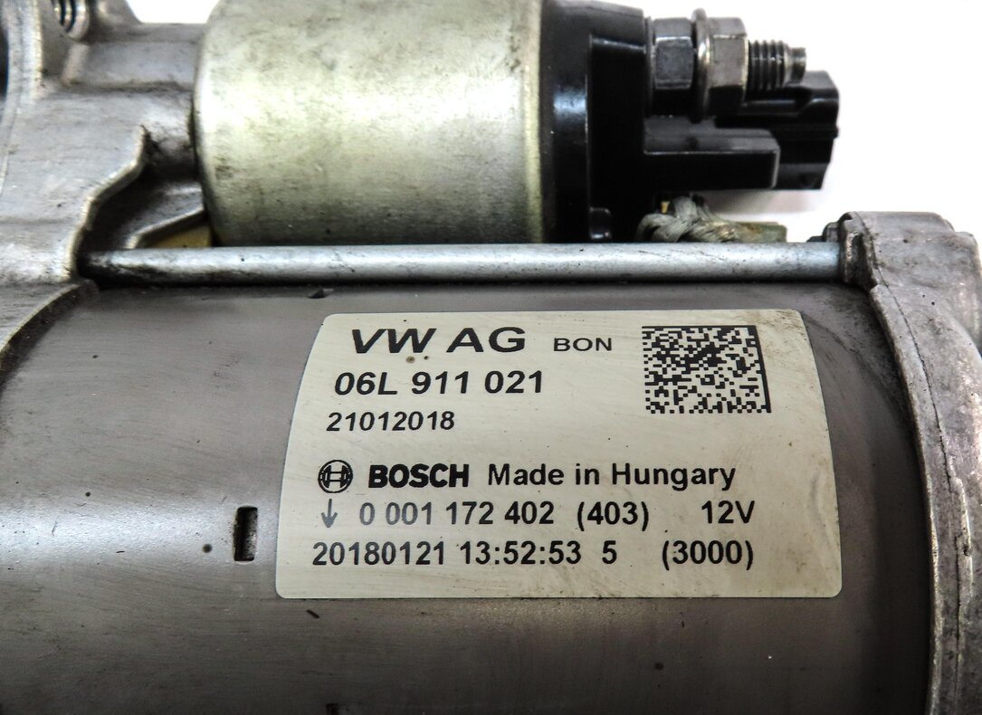 Thumbnail 6: 2017-2020 AUDI A4 A5 ALLROAD Q5 (B9 8W 8W6 80A) 2.0L TURBO ENGINE STARTER MOTOR