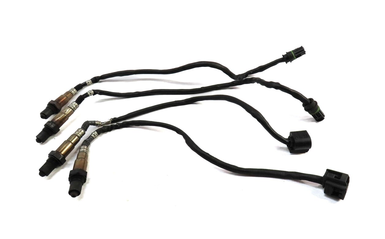 Thumbnail 2: 2012 BMW X5 (E70) 4.4L TWIN TURBO N63 ENGINE PRE POST CAT O2 OXYGEN SENSOR SET 4