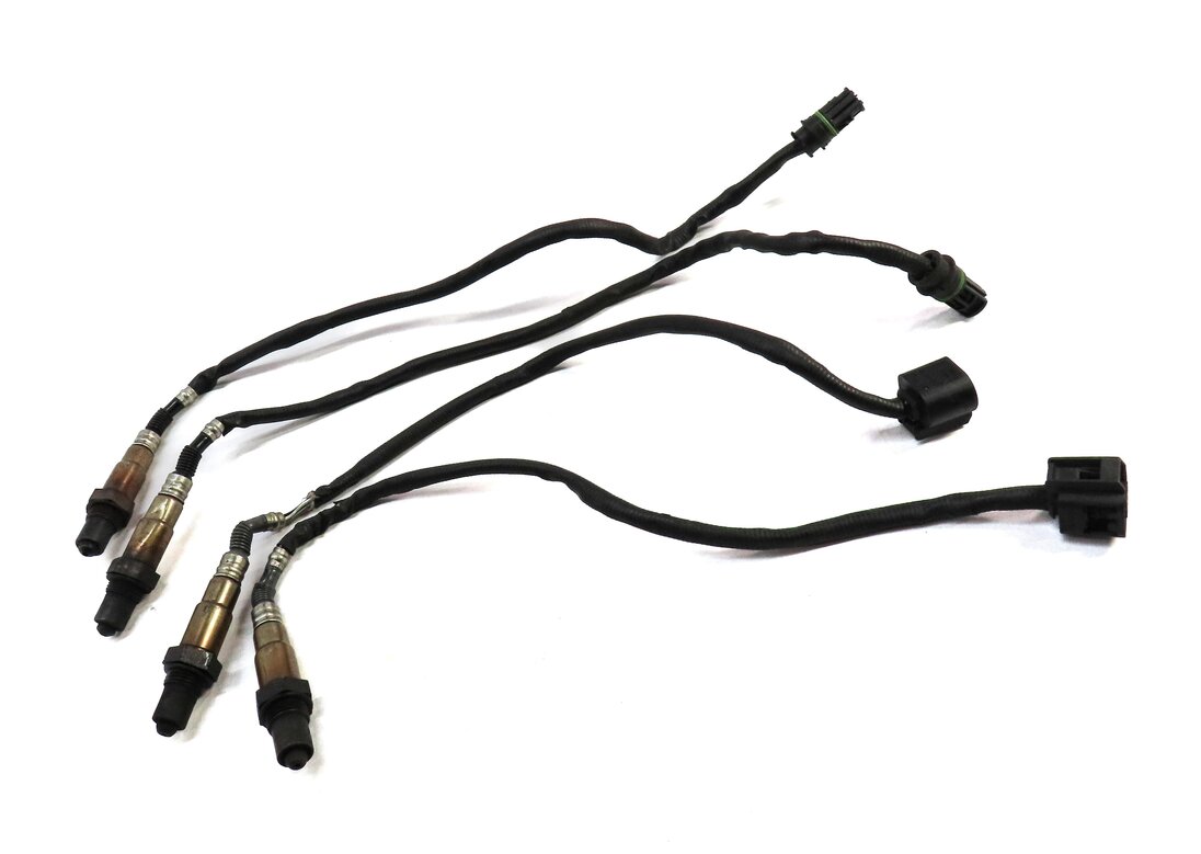 Thumbnail 3: 2012 BMW X5 (E70) 4.4L TWIN TURBO N63 ENGINE PRE POST CAT O2 OXYGEN SENSOR SET 4