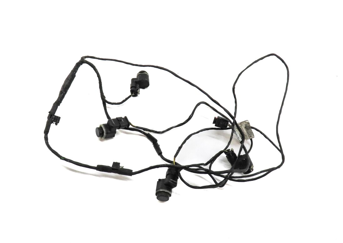 2012 BMW X5 (E70) REAR PARK ASSIST PDC SENSOR SET4 (BLACK) w/ WIRING HARNESS