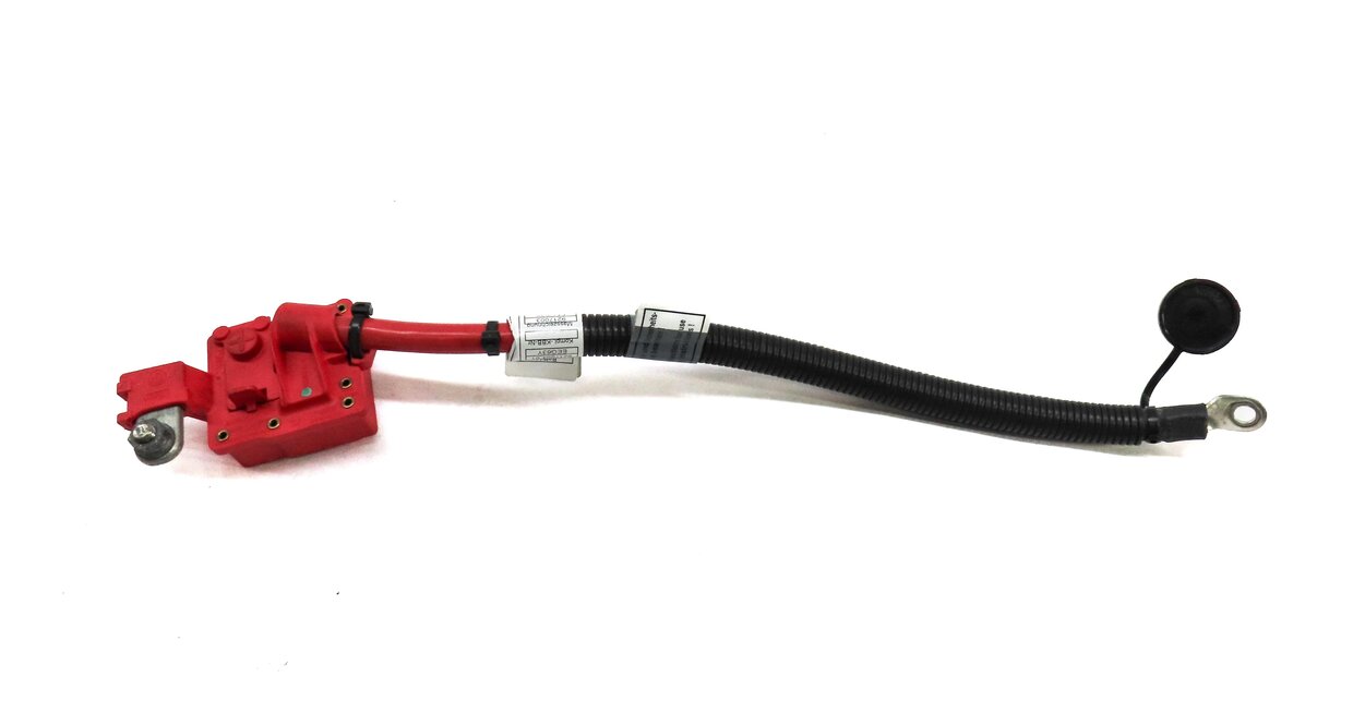 Thumbnail 2: 2012 BMW X5 (E70) POSITIVE BATTERY CABLE w/ TERMINAL & BLOWOUT FUSE 9217004