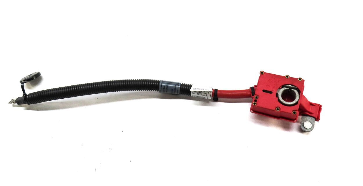 Thumbnail 3: 2012 BMW X5 (E70) POSITIVE BATTERY CABLE w/ TERMINAL & BLOWOUT FUSE 9217004